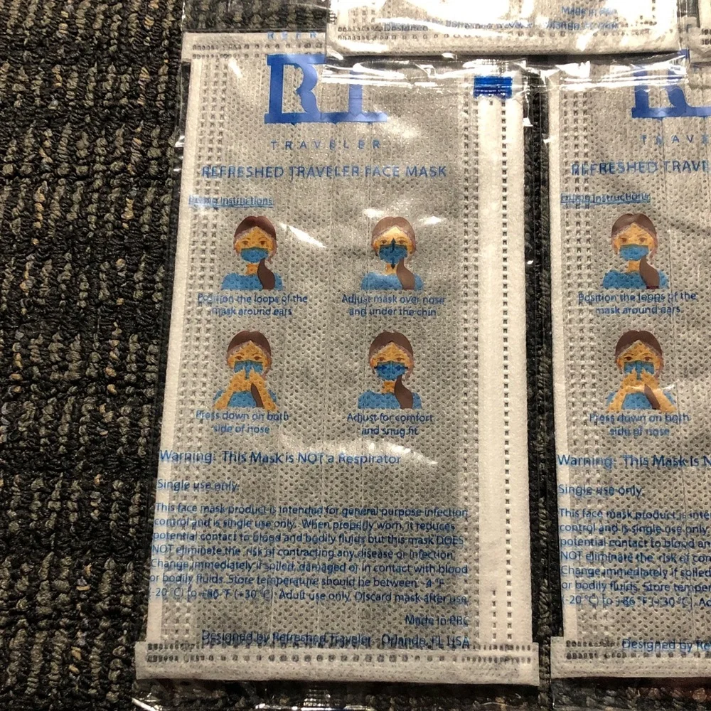 🛍️ RT Traveler Disposable Face Masks (5)